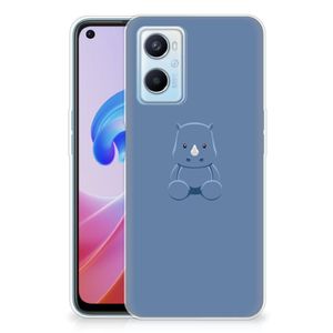 OPPO A96 | OPPO A76 Telefoonhoesje met Naam Baby Rhino