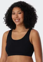 2-pack Bustier top - Biologisch katoen Bralette - Bh top zonder sluiting en zonder beugel