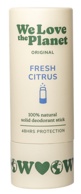 We Love The Planet Fresh Citrus Deodorant Stick