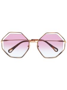 Chloé Eyewear lunettes de soleil à monture géométrique - Violet