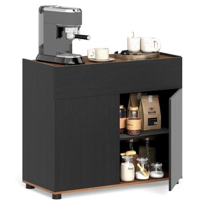 Dressoir Met Opbergruimte Houten Koffietafel Met één Lade En Twee Deuren