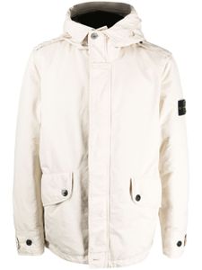 Stone Island veste à patch logo David TC Compass - Tons neutres