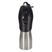 KONG h2o drinkfles rvs zwart