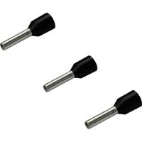 Rittal 4050.745 Adereindhulzen 1.5 mm² Deels geïsoleerd Zwart 500 stuk(s) - thumbnail