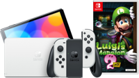 Nintendo Switch OLED Wit + Luigi's Mansion 2 HD