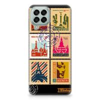 Samsung Galaxy M33 | Silliconen Back Cover | Postzegels