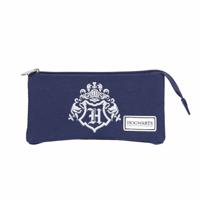 Harry Potter Pencil Case Hogwarts Logo Blue