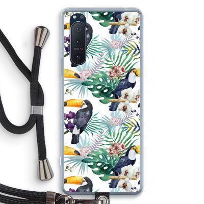 Tukans: Sony Xperia 5 II Transparant Hoesje met koord