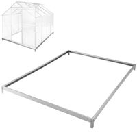 tectake - Fundering voor serre 250 x 190 x 12 cm - 402477