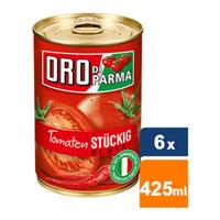 Oro Di Parma - Fijngesneden Tomaten "Pittig" - 6x 425ml