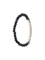 Alexander McQueen bracelet orné de perles - Noir - thumbnail