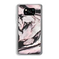 Roze stroom: Xiaomi Poco X3 NFC Transparant Hoesje