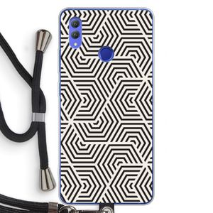 Magic pattern: Honor Note 10 Transparant Hoesje met koord