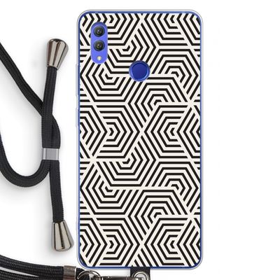 Magic pattern: Honor Note 10 Transparant Hoesje met koord