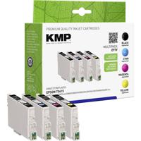 KMP Inktcartridge vervangt Epson T0611, T0612, T0613, T0614 Compatibel Combipack Zwart, Cyaan, Magenta, Geel E97V 1603,0005 - thumbnail