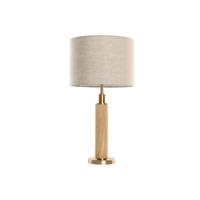 Bureaulamp Home ESPRIT Beige Gouden 50 W 220 V