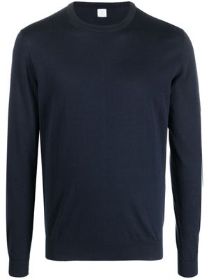 Eleventy pull en maille à manches longues - Bleu