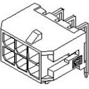 Molex 430451809 Male behuizing (board) Inhoud: 1 stuk(s)