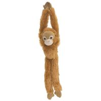 Pluche hangende bruine Orang Oetan aap/apen knuffel 51 cm - thumbnail