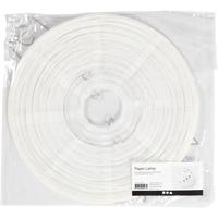 Creativ Company Rijstpapier lamp wit druppel, 27cm