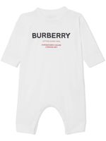 Burberry Kids barboteuse à imprimé Horseferry - Blanc