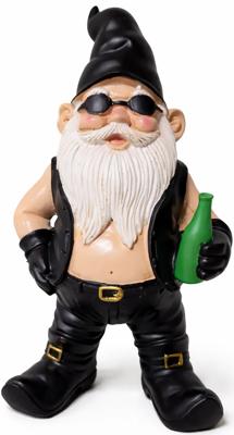 Stoere kabouter met fles - 32 cm Stoere kabouter met fles - 32 cm