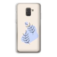 Leaf me if you can: Samsung Galaxy A8 (2018) Transparant Hoesje