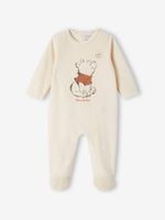 Fluwelen slaappakje voor jongensbaby Disney® Winnie de Poeh vanille Fluwelen slaappakje voor jongensbaby Disney® Winnie de Poeh vanille