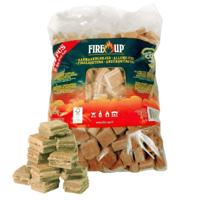 Fire-up Barbecue aanmaakblokjes - 192x - bruin - reukloos - niet giftig - BBQ