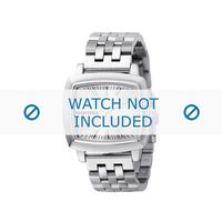 Diesel horlogeband DZ5191 Roestvrij staal (RVS) Zilver 20mm