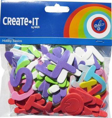Haza Original foamstickers Create It - Letters 104 stuks