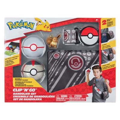 Jazwares Pokémon bandolier set premier ball & timer bal met riem
