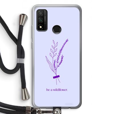 Be a wildflower: Huawei P Smart (2020) Transparant Hoesje met koord
