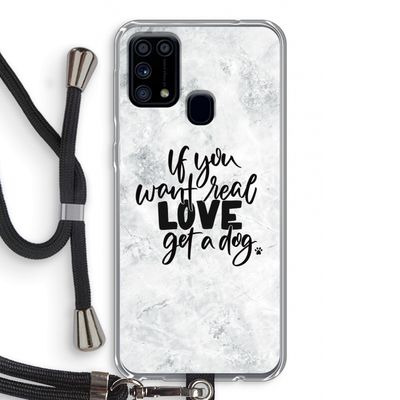 Partner in crime: Samsung Galaxy M31 Transparant Hoesje met koord