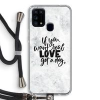 Partner in crime: Samsung Galaxy M31 Transparant Hoesje met koord Partner in crime: Samsung Galaxy M31 Transparant Hoesje met koord