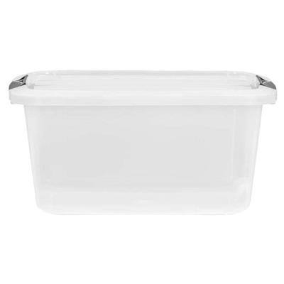 Leen Bakker - Opbergbox Topbox - 15 Liter - 18,6x29x39 Cm - Kunststof/Polypropyleen - Transparant