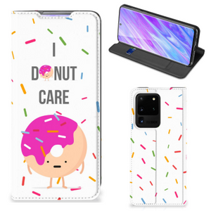 Samsung Galaxy S20 Ultra Flip Style Cover Donut Roze