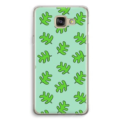 Groene blaadjes: Samsung Galaxy A5 (2016) Transparant Hoesje