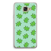Groene blaadjes: Samsung Galaxy A5 (2016) Transparant Hoesje