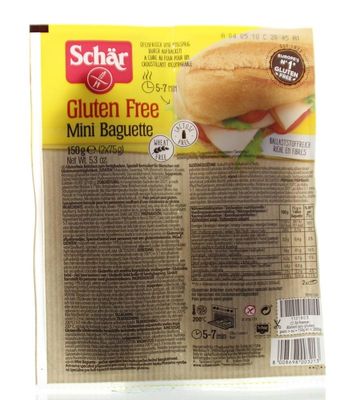 Baguette mini 2 stuks glutenvrij