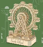 PlayfulMario Reuzenrad met muziek Houten Modelbouwset 248 Onderdelen Modelbouw