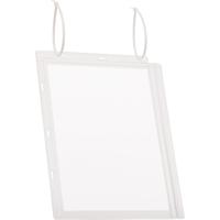 Durable waterbestendige hoes, met kabelbinders, ft A4, pak van 5 stuks