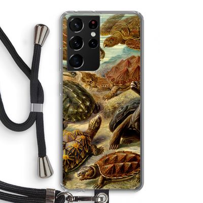 Haeckel Chelonia: Samsung Galaxy S21 Ultra Transparant Hoesje met koord