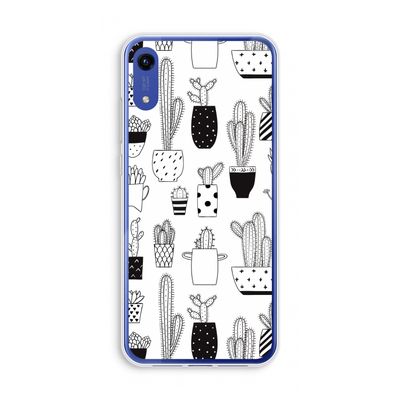 Cactusmotief: Honor Play 8A Transparant Hoesje