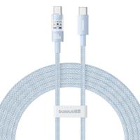 Baseus Gem USB C naar USB C snellaadkabel 2 m 100 W Blauw