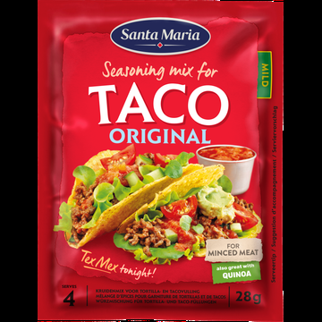 Santa Maria Taco Kruidenmix Mild 28 g bij Jumbo