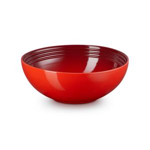 LE CREUSET - Aardewerk - Saladeschaal 24cm 2,20l Kersenrood