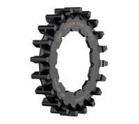 Gates sprocket CDX 20T Rohloff splined zwart