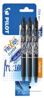 Rollerpen pilot frixion blrt-fr7 clicker m 3st zw