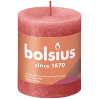 Bolsius kaars rustiek 7x8 cm blossom roze